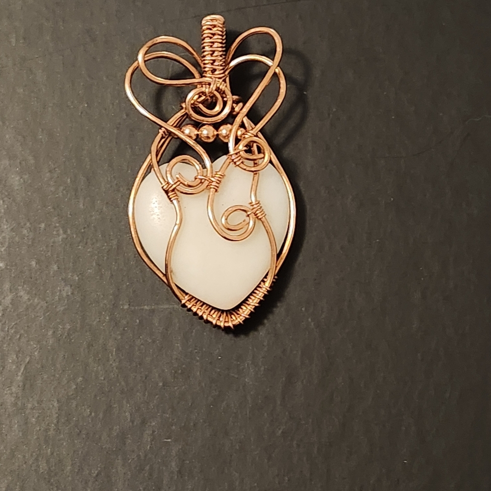 Handcrafted Copper Wire Wrapped Pendant